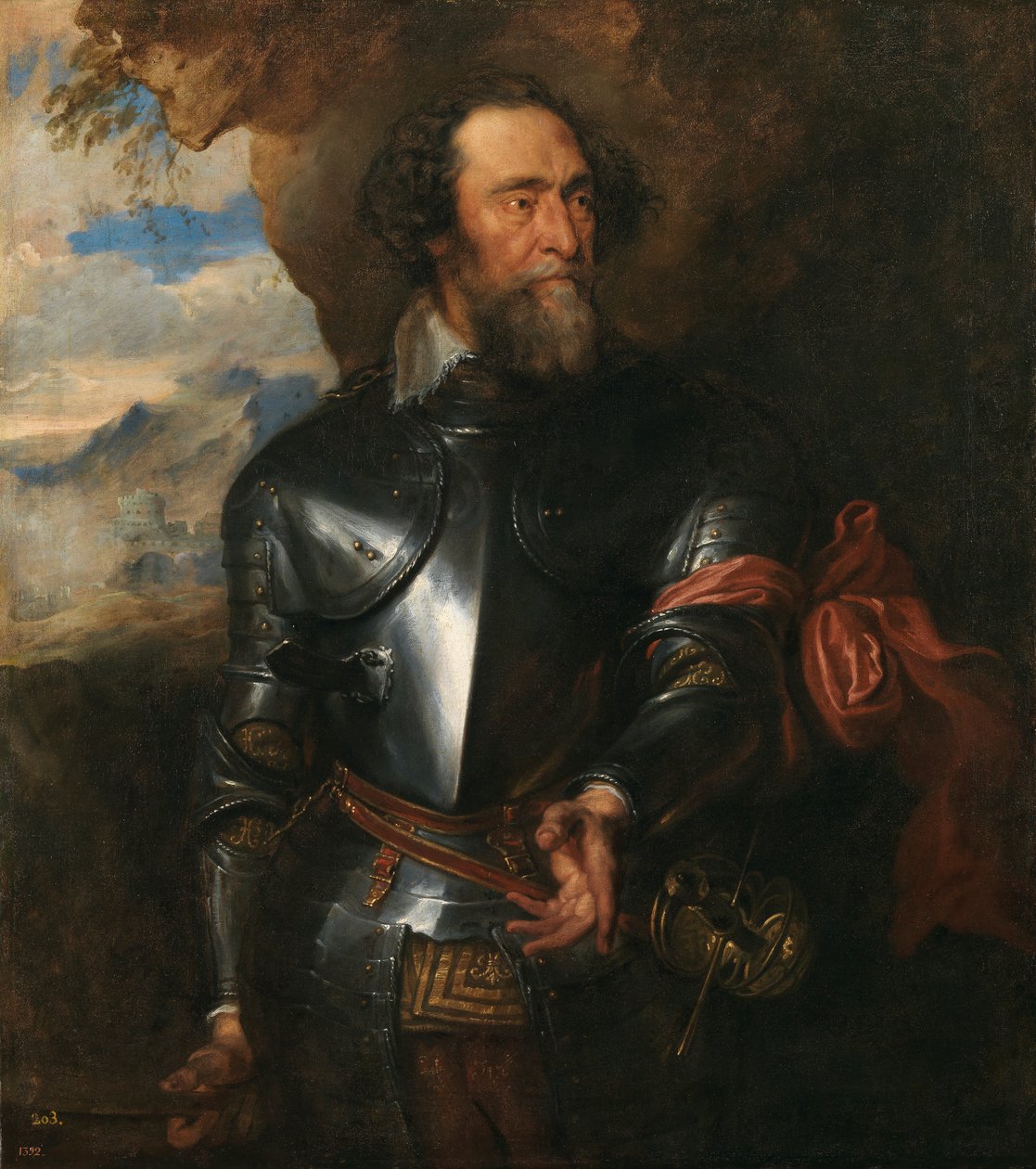 Count Hendrik van den Bergh, c.1630 by Anthony van Dyck