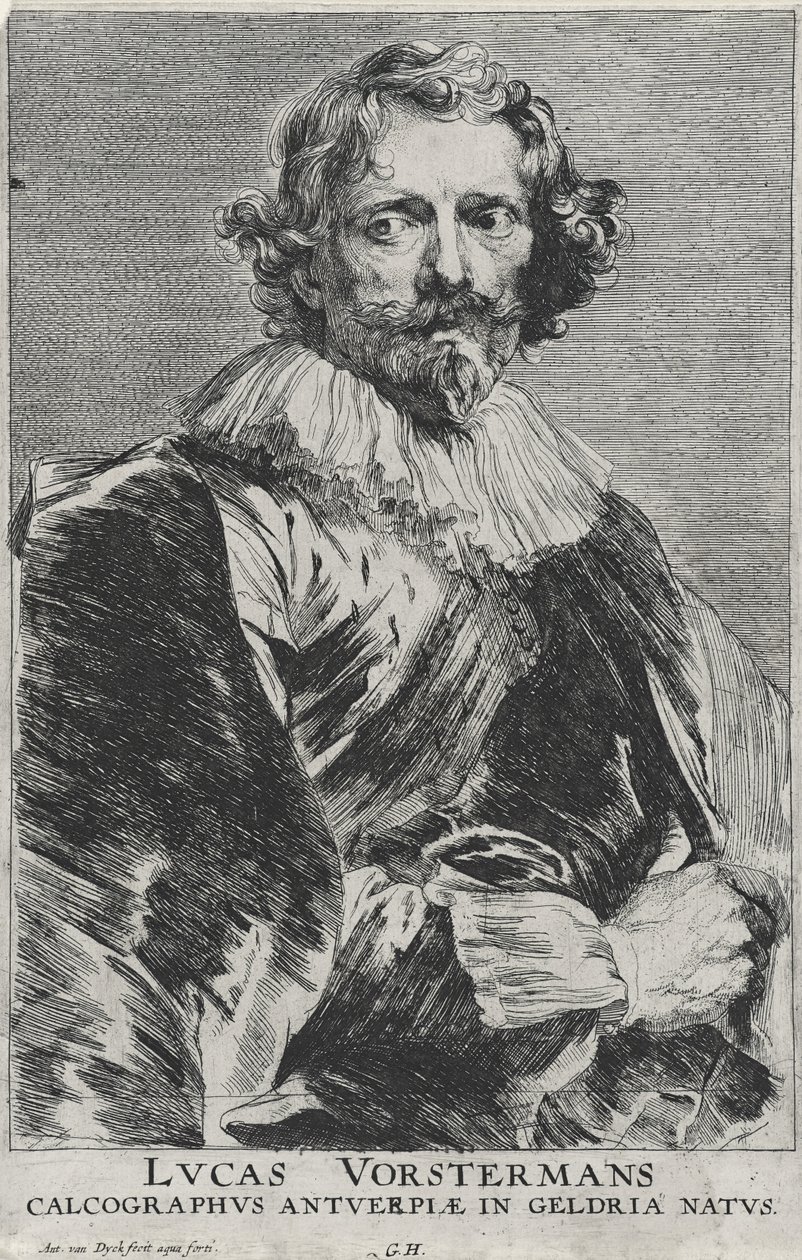 Lucas Vosterman by Anthony van Dyck
