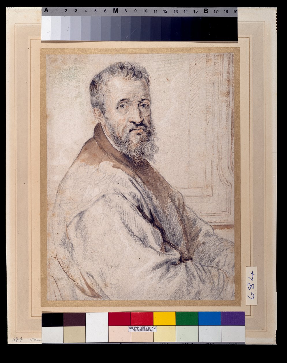 Michelangelo, Believed to Be After Bugiardini or Federico Zuccaro by Anthony van Dyck