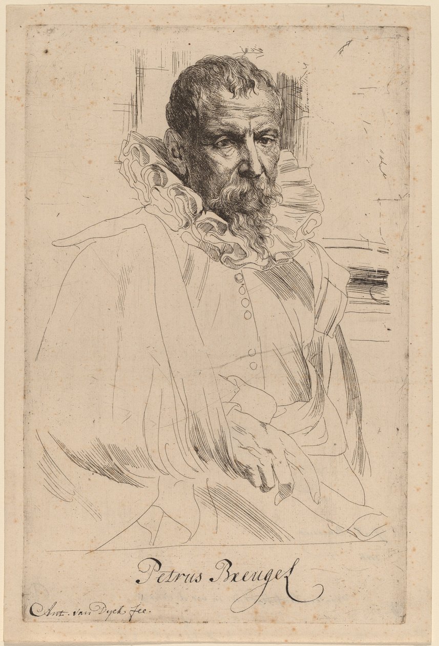 Pieter Bruegel the Younger by Anthony van Dyck