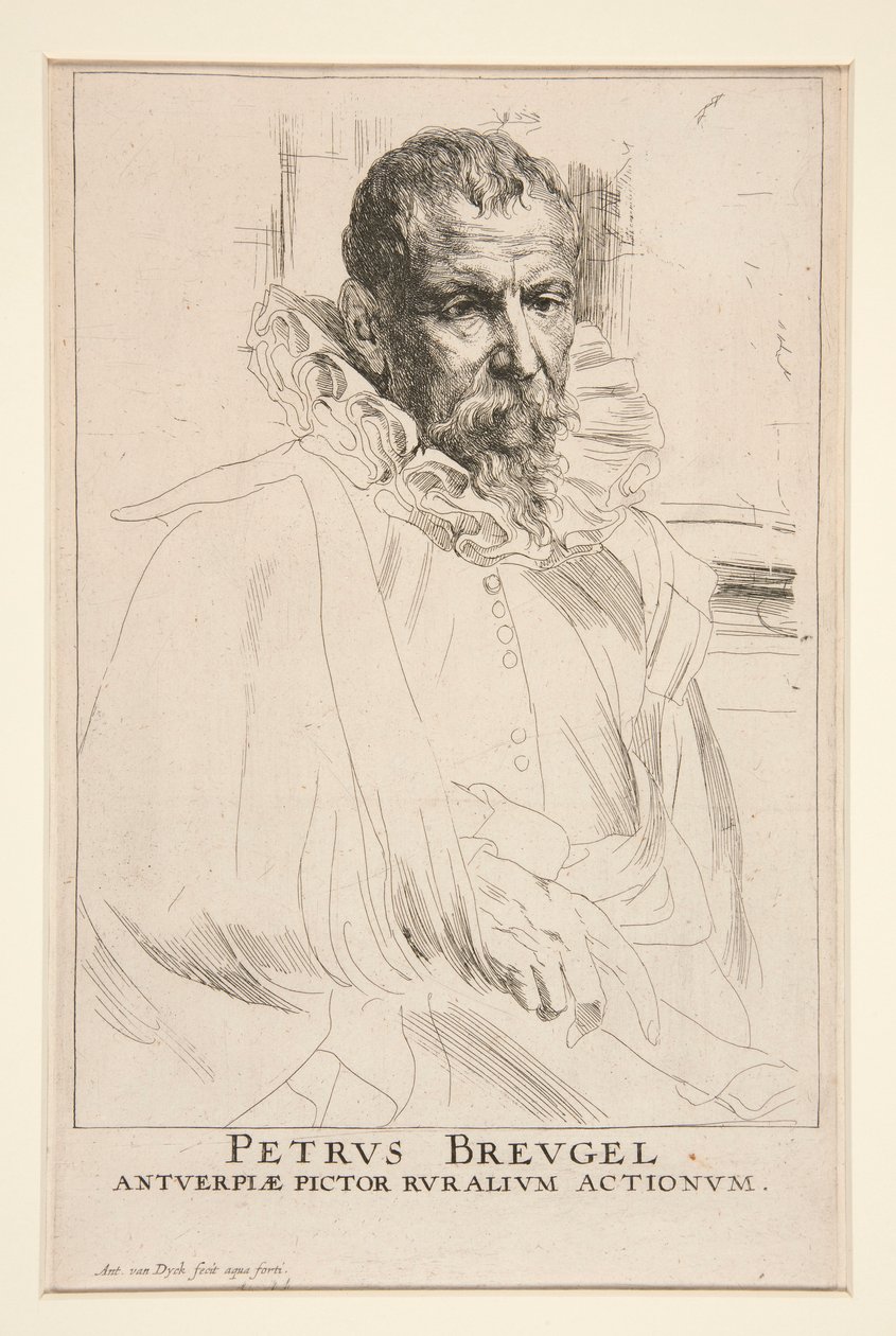 Pieter Brueghel, the Younger by Anthony van Dyck