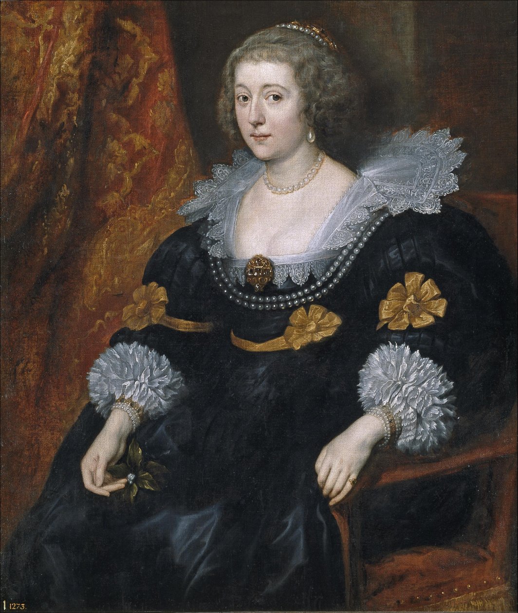 Portrait of Amalia van Solms-Braunfels, Princess of Orange by Anthony van Dyck