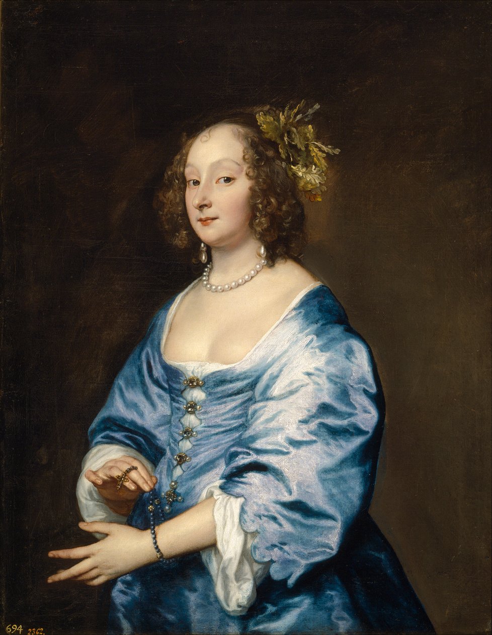Portrait of Mary (nee Ruthven), Lady van Dyck by Anthony van Dyck