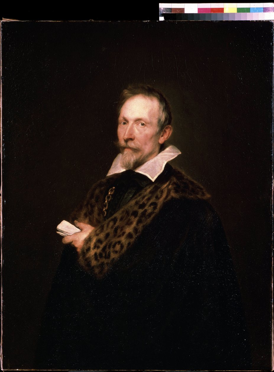 Portrait of the Diplomat and Intellectual Jan Van der Wouver (Waverius) by Anthony van Dyck