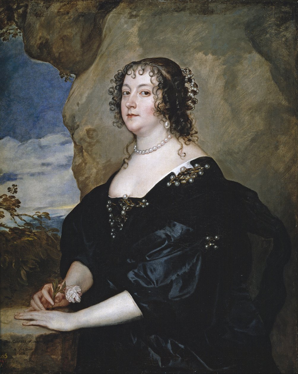 Portrait of Beatrice, Countess of Oxford by Anthony van Dyck