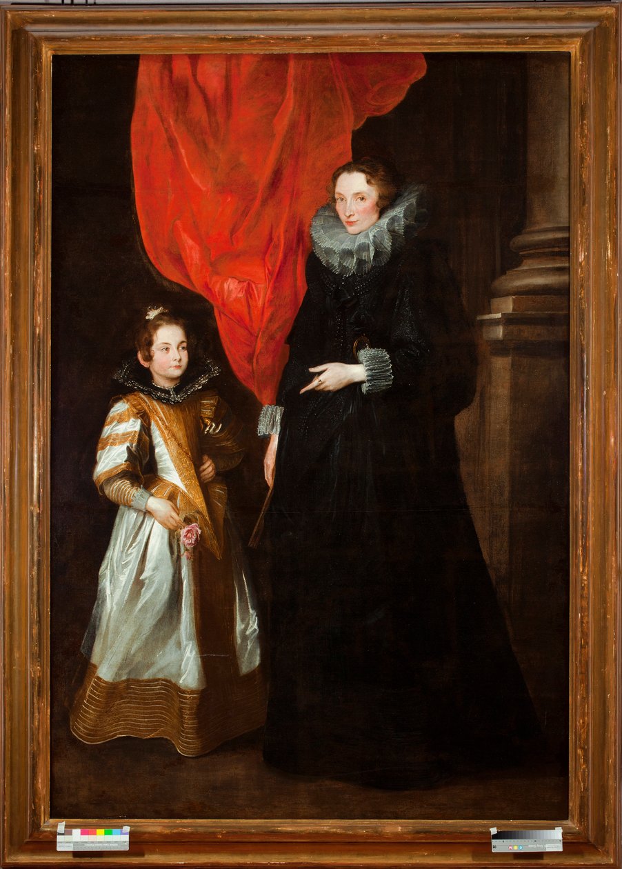 Portrait of Geronima Brignole-Sale with her daughter Maria Amelia by Anthony van Dyck