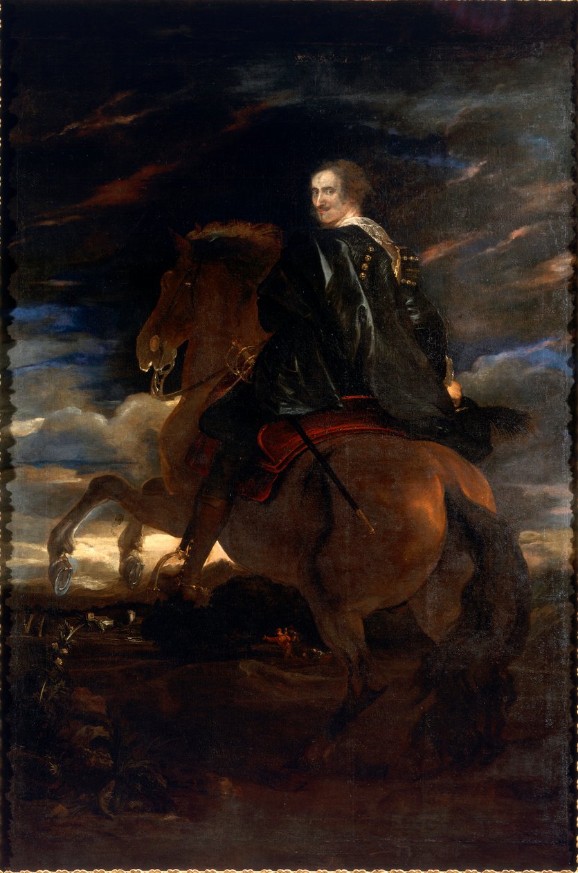 Portrait of Giovanni Paolo Balbi on Horse by Anthony van Dyck