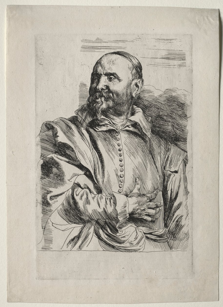 Portrait of Jan Snellinx. by Anthony van Dyck