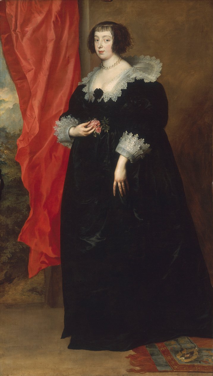 Portrait of Marguerite de Lorraine, Duchess of Orleans by Anthony van Dyck