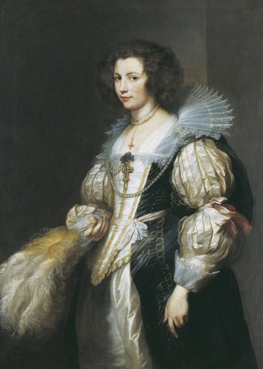 Portrait of Maria de Tassis by Anthony van Dyck
