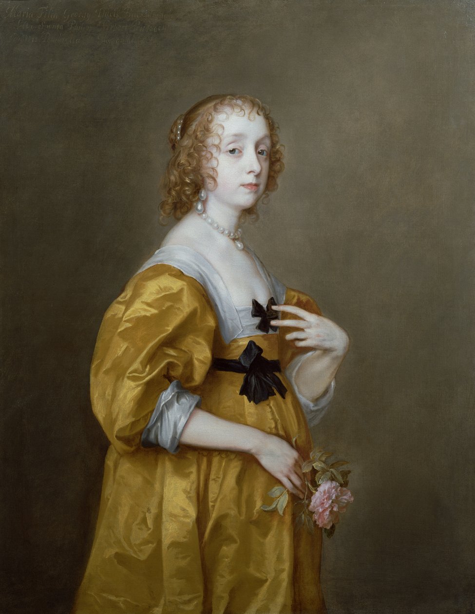 Portrait of Mary Villiers (1622-85) Lady Herbert of Shurland by Anthony van Dyck