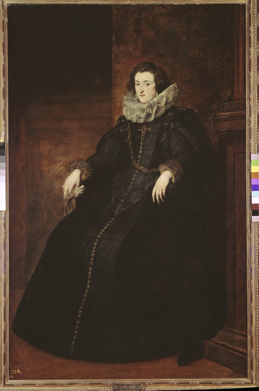 Portrait of Policena Spinola by Anthony van Dyck