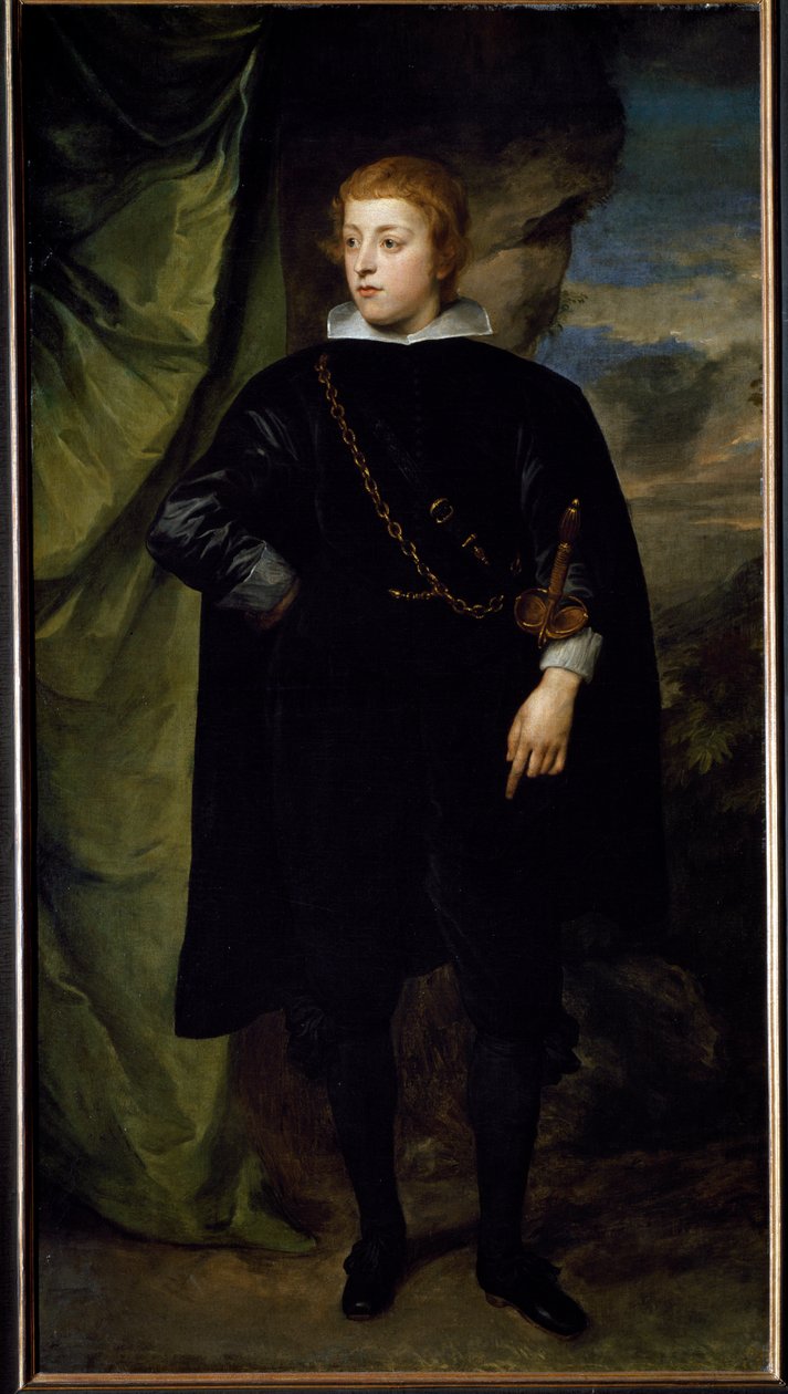 Portrait of Prince Karl Ludwig Von der Pfalz by Anthony van Dyck