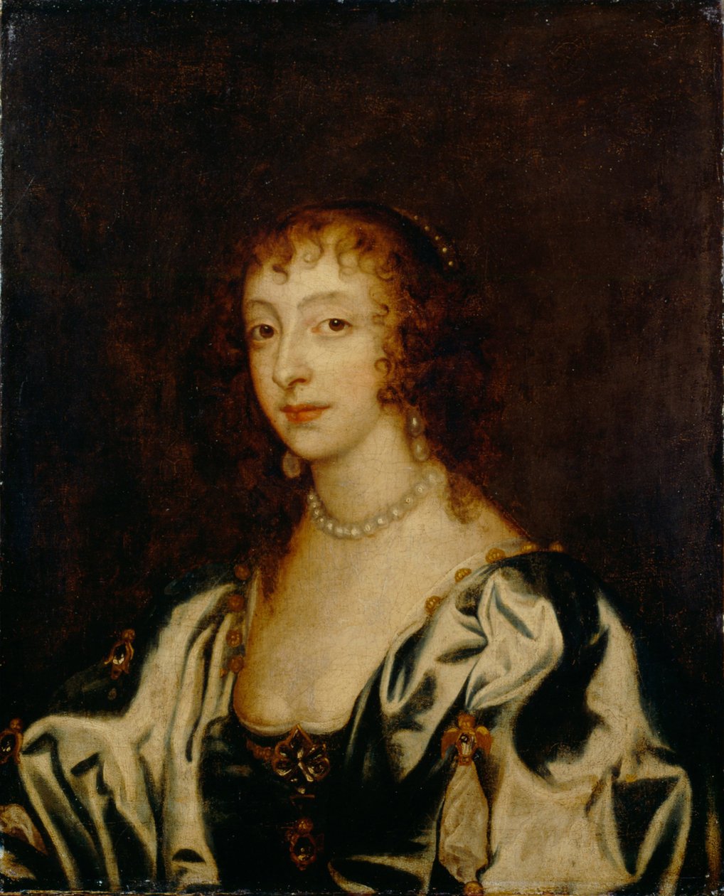 Portrait of Queen Henrietta Maria of France, 1666 by Anthony van Dyck