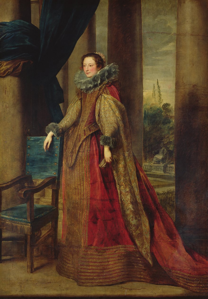 Portrait of a Lady, presumed to be the Marquise Geromina Spinola-Doria de Genes by Anthony van Dyck