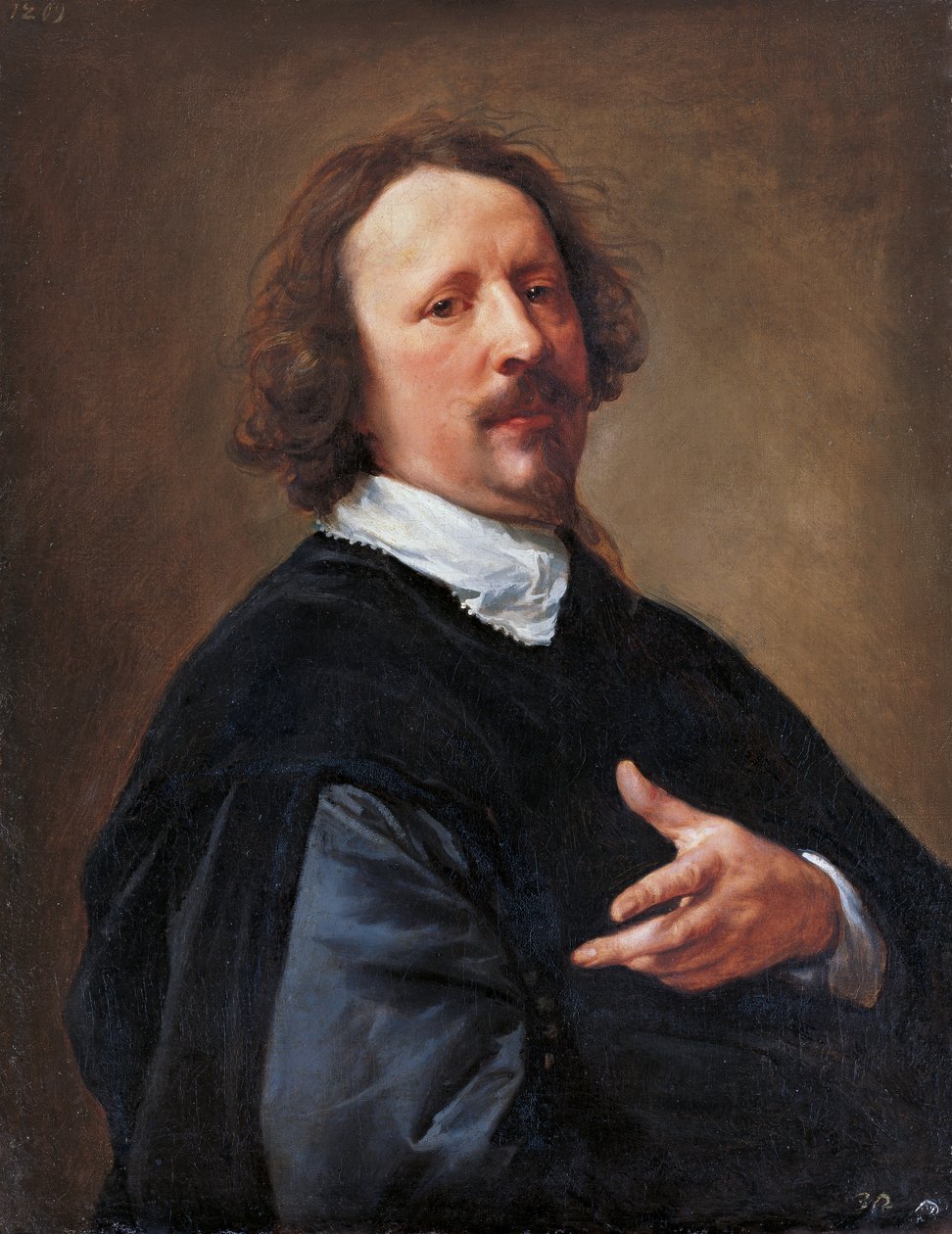 Portrait of the Painter Gaspard de Crayer (1584-1669) by Anthony van Dyck