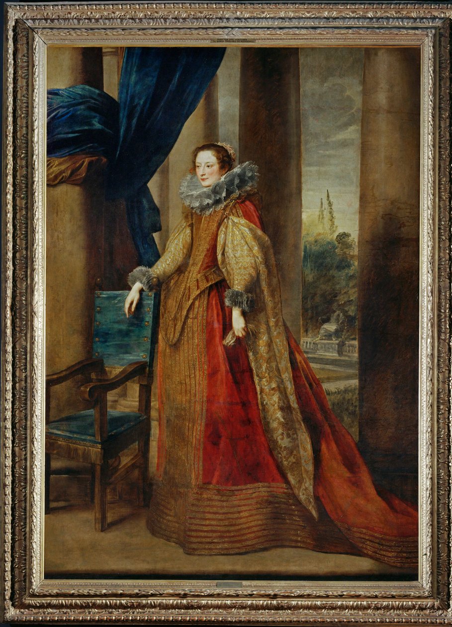 Presumed Portrait of the Marquise Jeronima Spinola-Doria by Anthony van Dyck