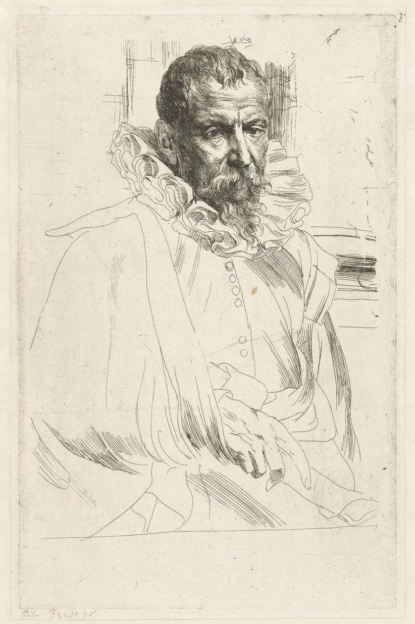 Portrait of Pieter Brueghel the Younger by Anthony van Dyck