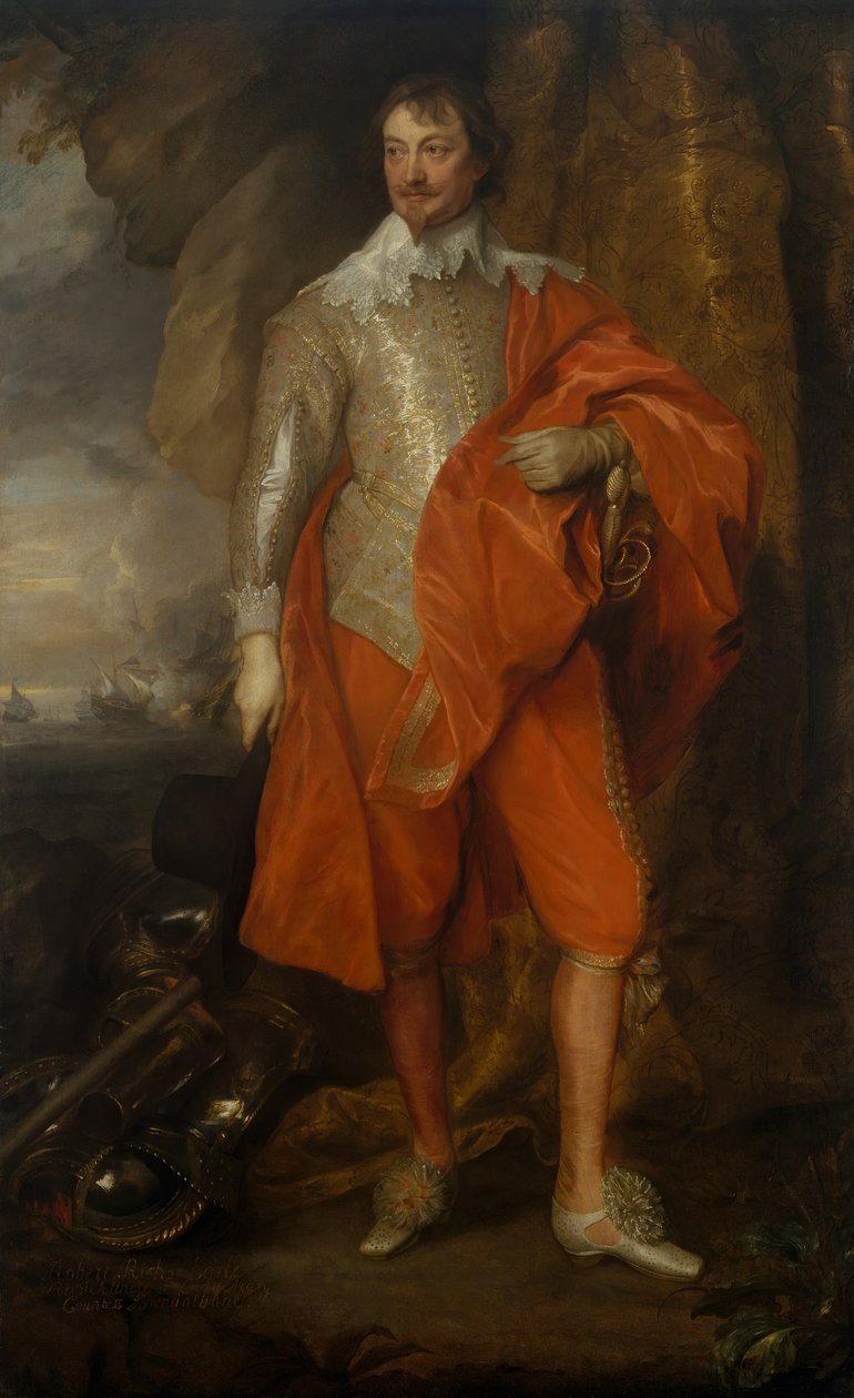 Robert Rich, Second Earl of Warwick by Anthony van Dyck