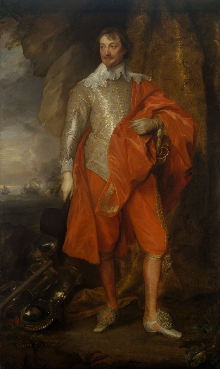Robert Rich, Second Earl of Warwick by Anthony van Dyck