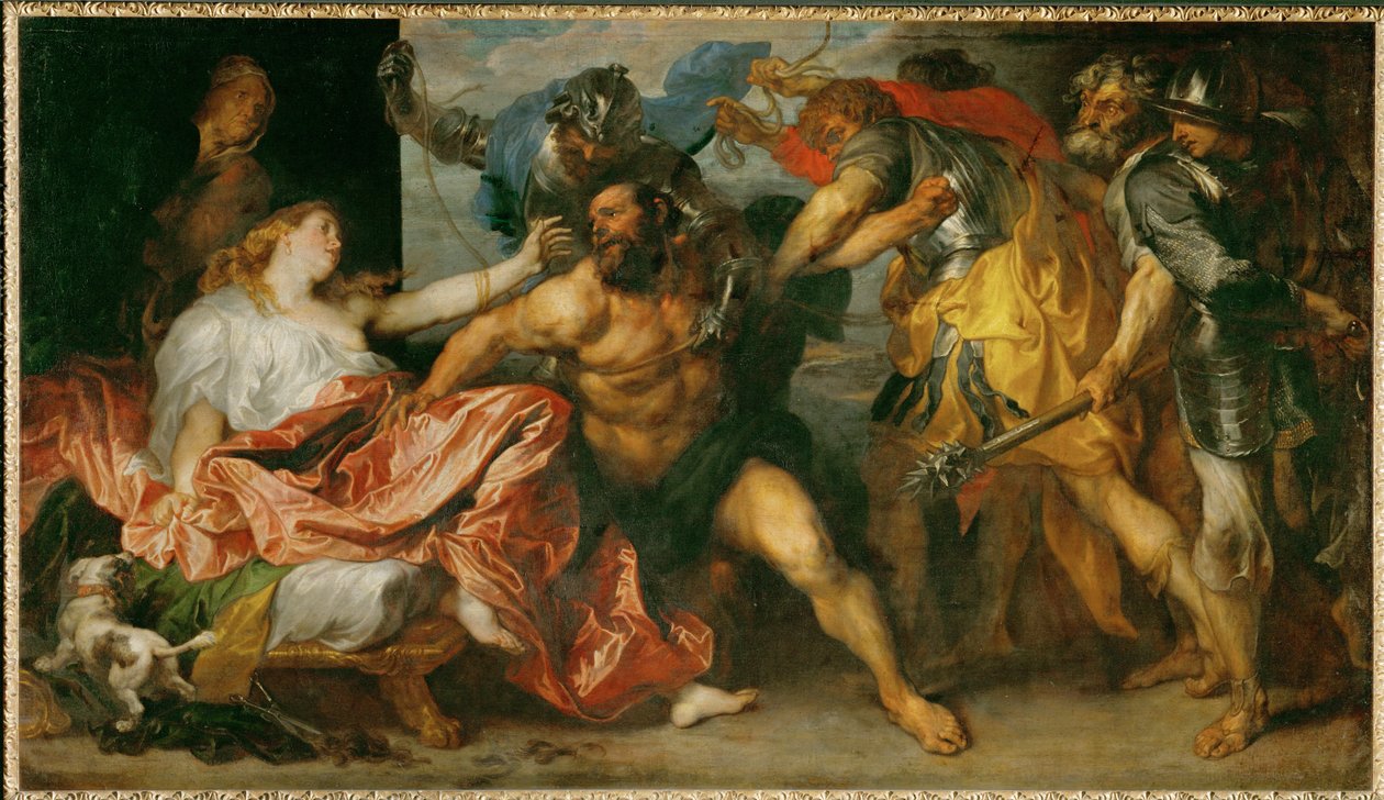 Samson Made Prisoner by Anthony van Dyck