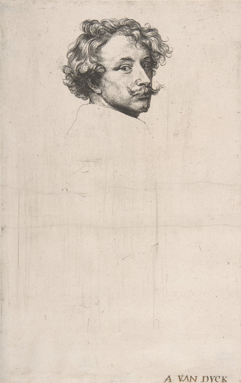 Self-Portrait (detail) by Anthony van Dyck