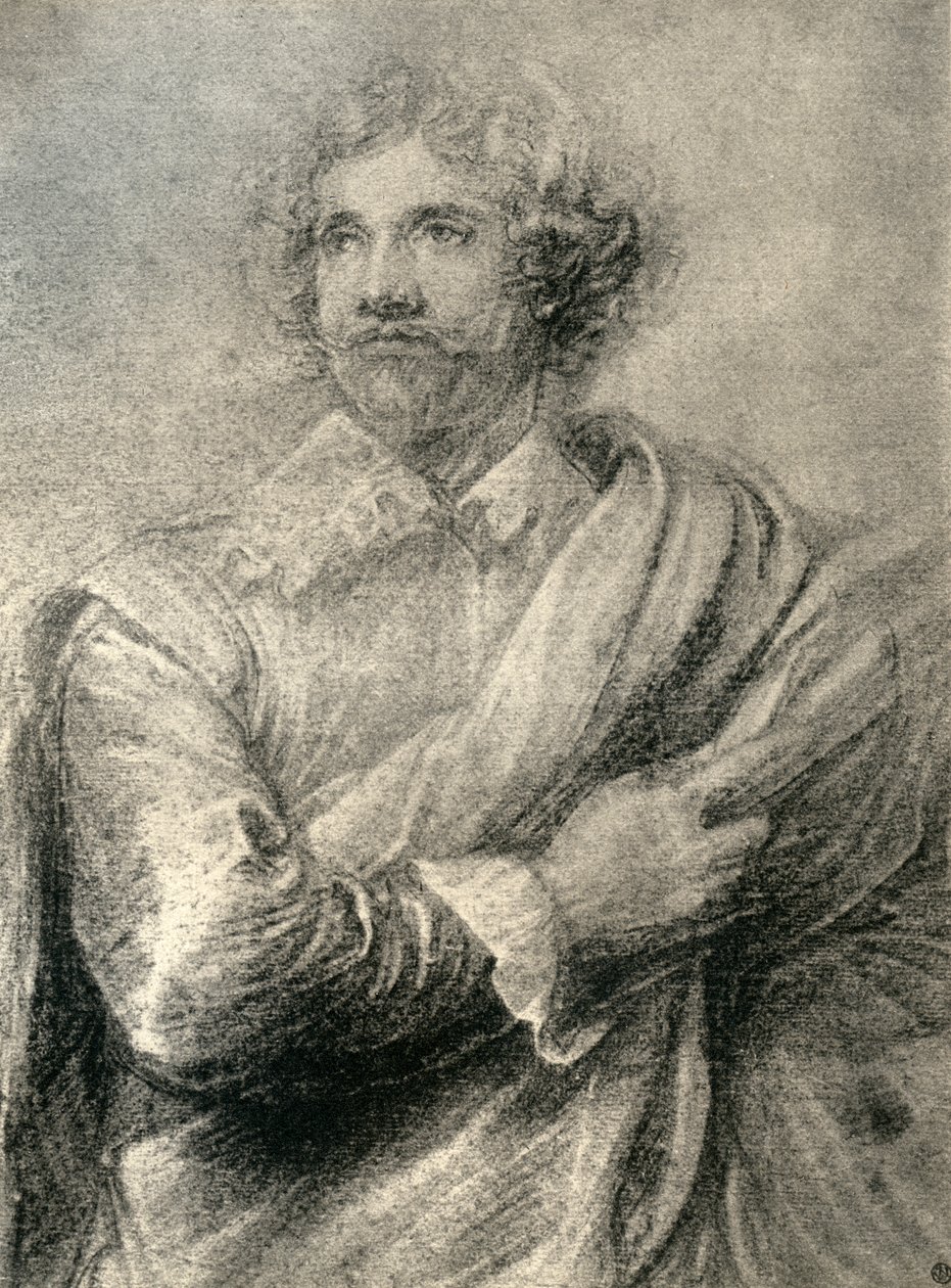 Study for the Painting of the Engraver, Peter De Jode the Younger by Anthony van Dyck
