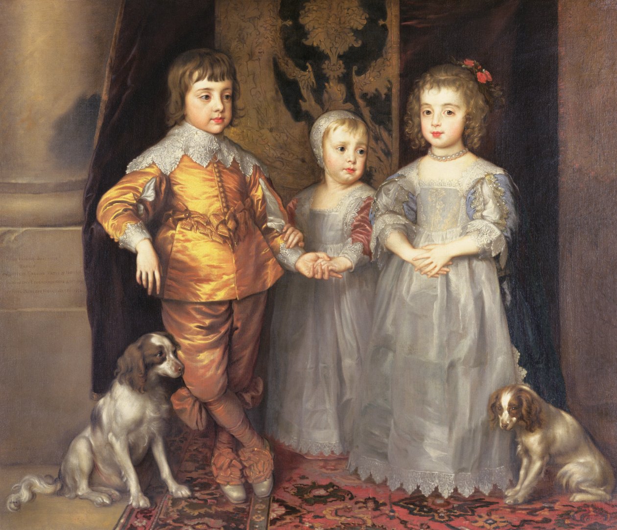 The Children of King Charles I of England and Queen Henrietta Maria, 1637 by Anthony van Dyck