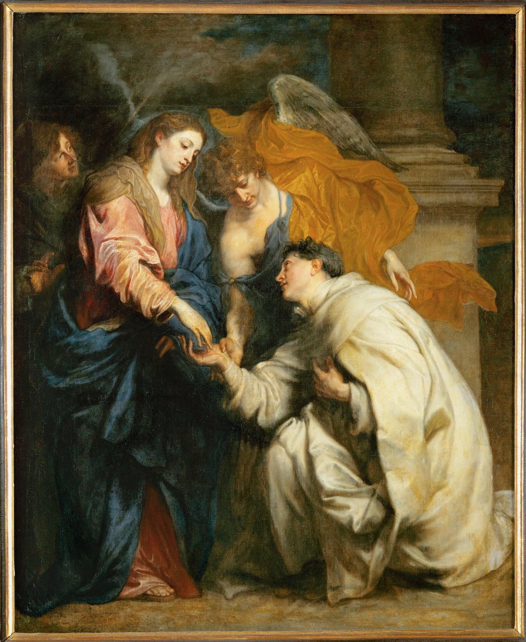 The Mystic Engagement of the Beatified Hermann Joseph with the Virgin Mary by Anthony van Dyck