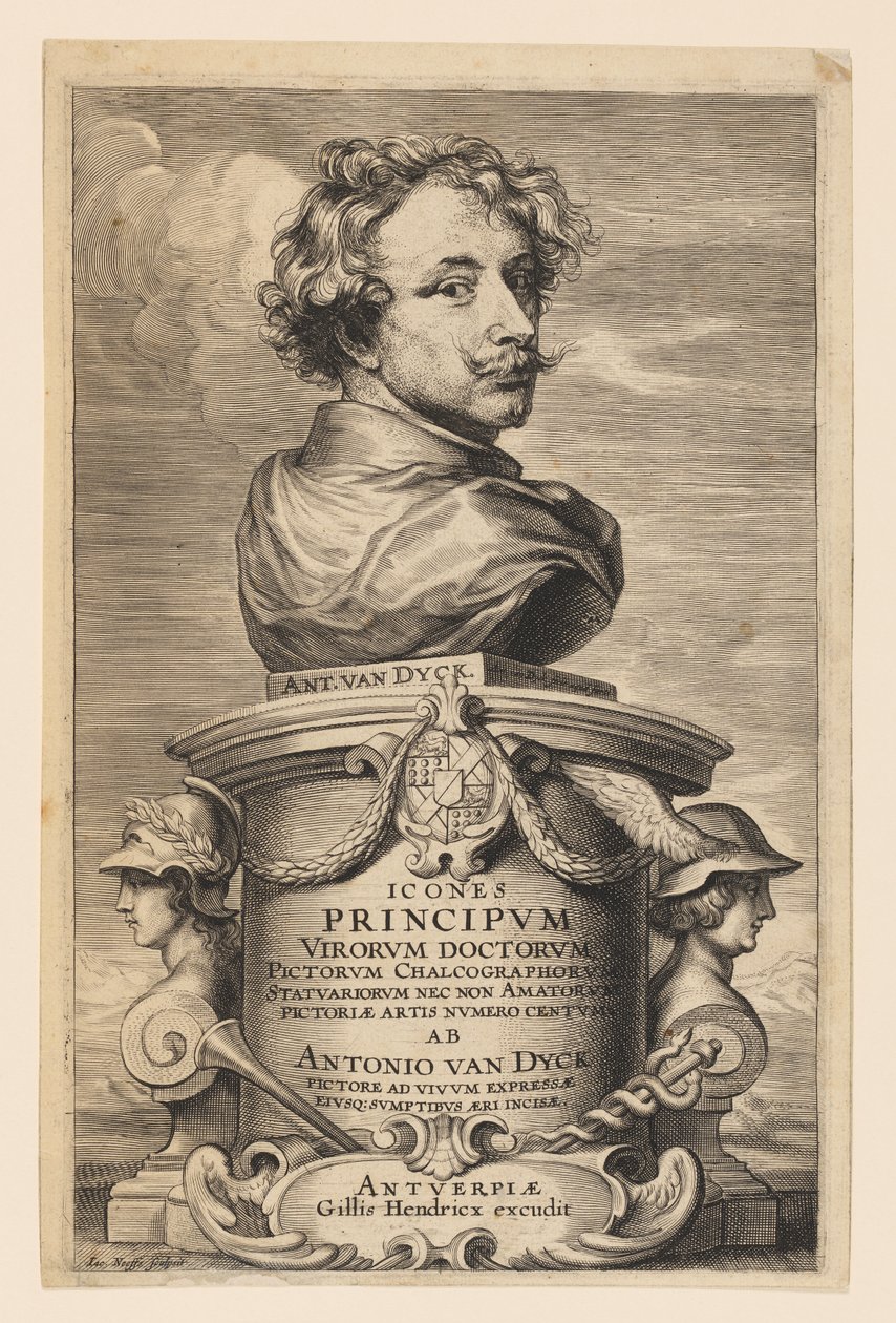 Title Page, from the Icones Principum Virorum by Anthony van Dyck