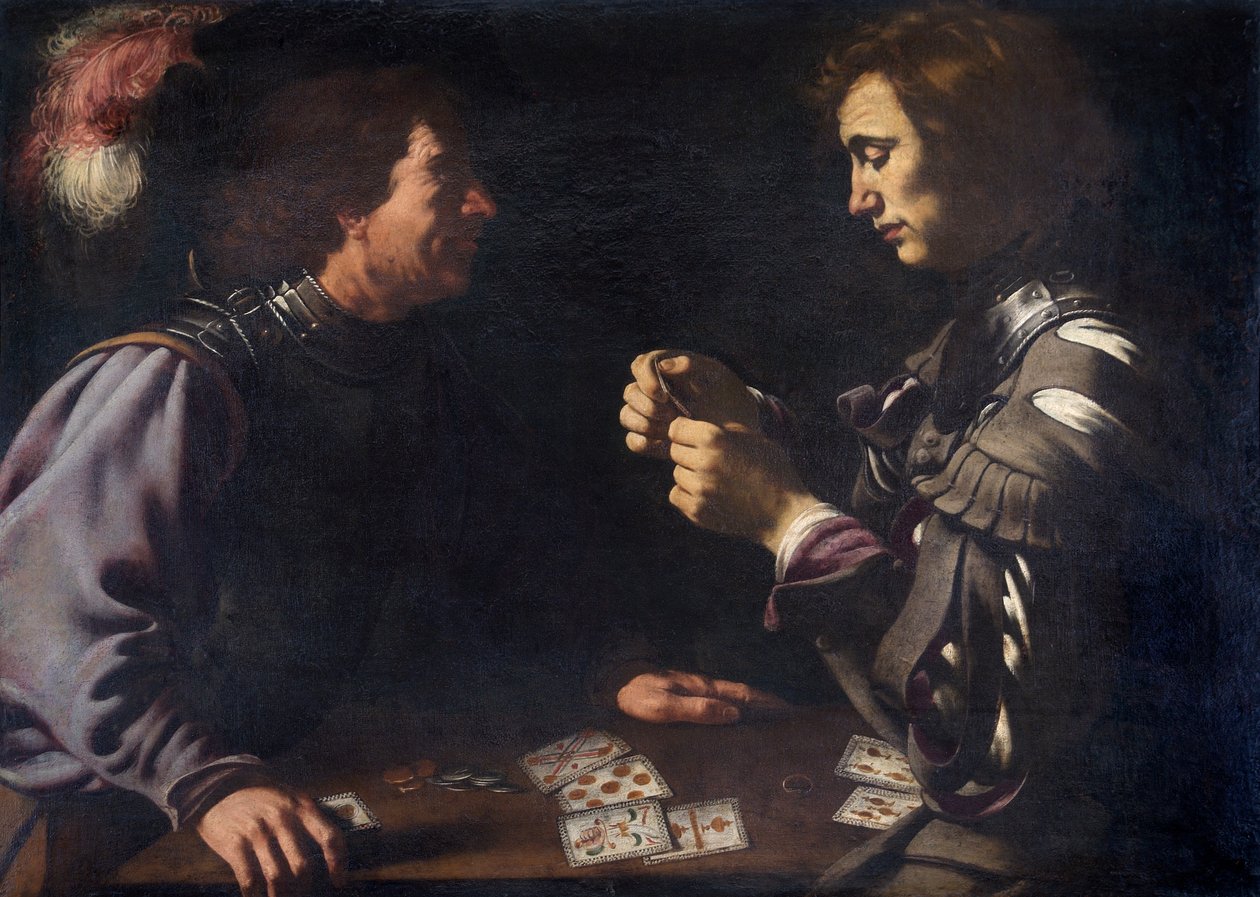 Card Players, c.1620 by Antiveduto Gramatica