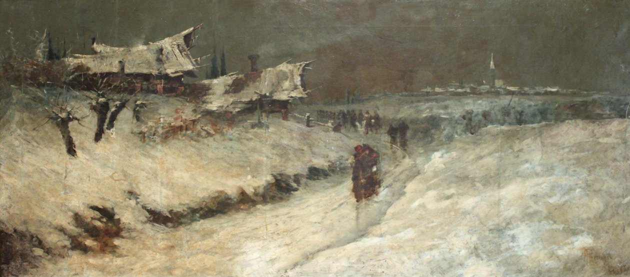 Funeral in San Donà, Italy by Antonio Parreiras