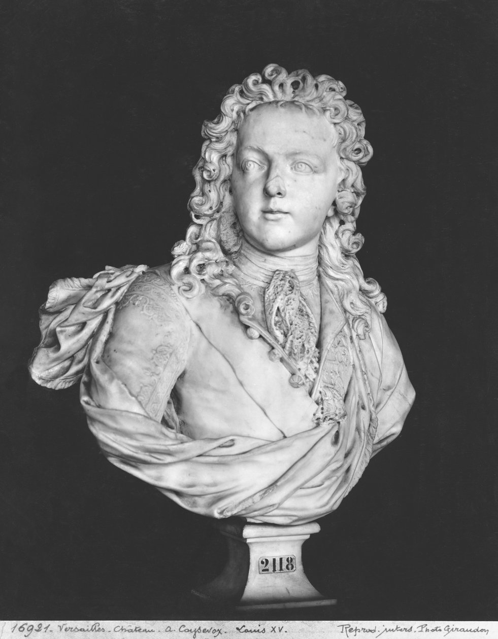 Bust of Louis XV (1710-74) 1719 by Antoine Coysevox