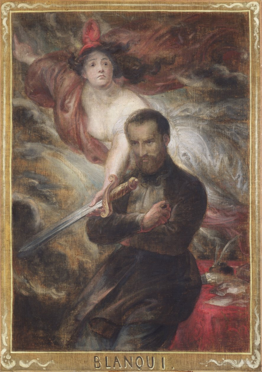 Portrait of Louis-Auguste Blanqui by Antoine Wiertz