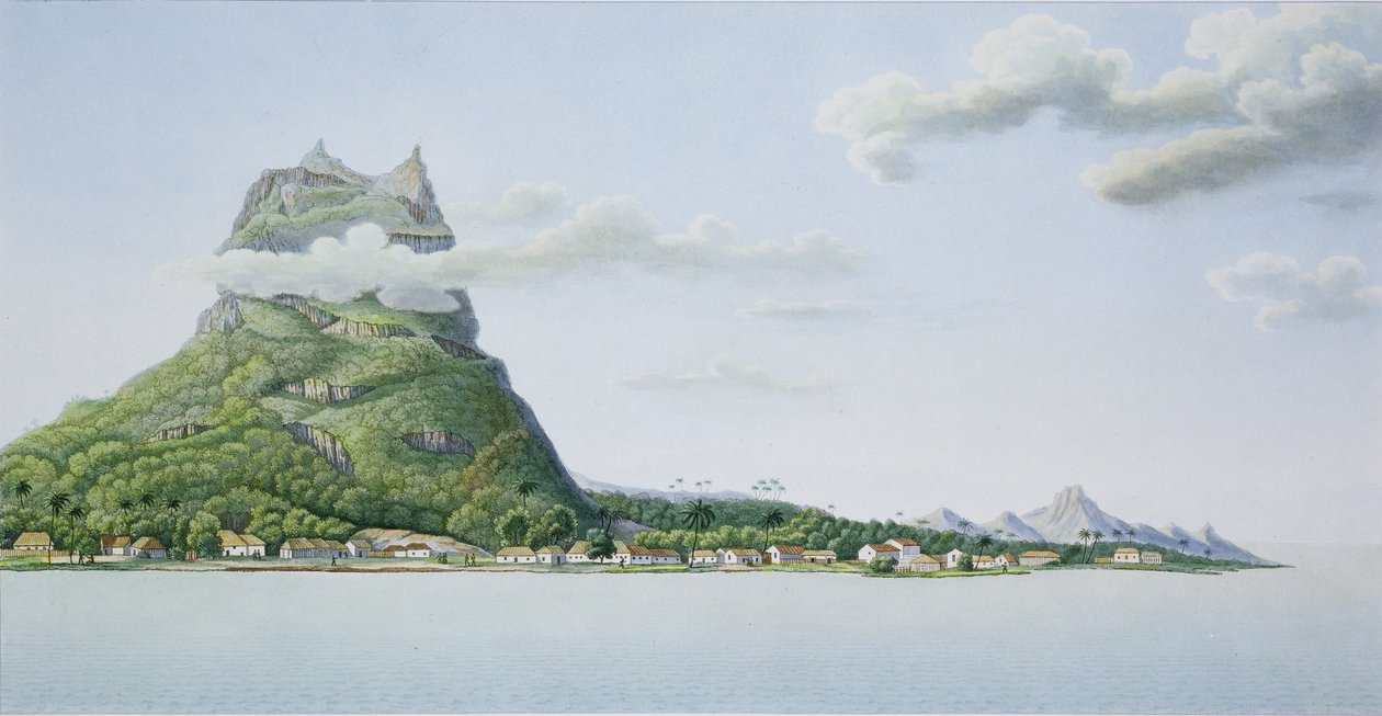 View of the Island of Bora Bora, from 