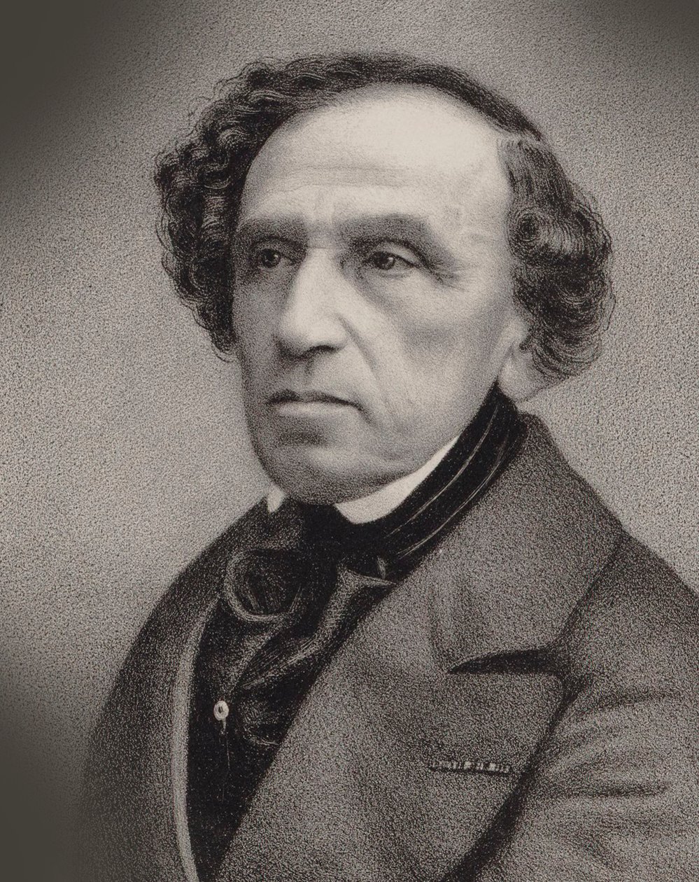 Portrait of the Composer Giacomo Meyerbeer 1791-1864, 1860 by Antoine Barbizet
