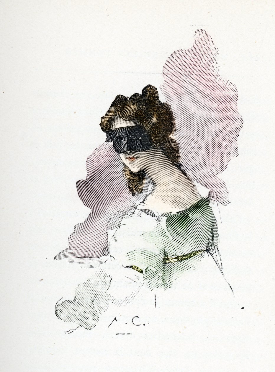 Portrait of a Mysterious Mistress of Napoleon I, Nicknamed the Lady of Saint-Cloud by Antoine Calbet