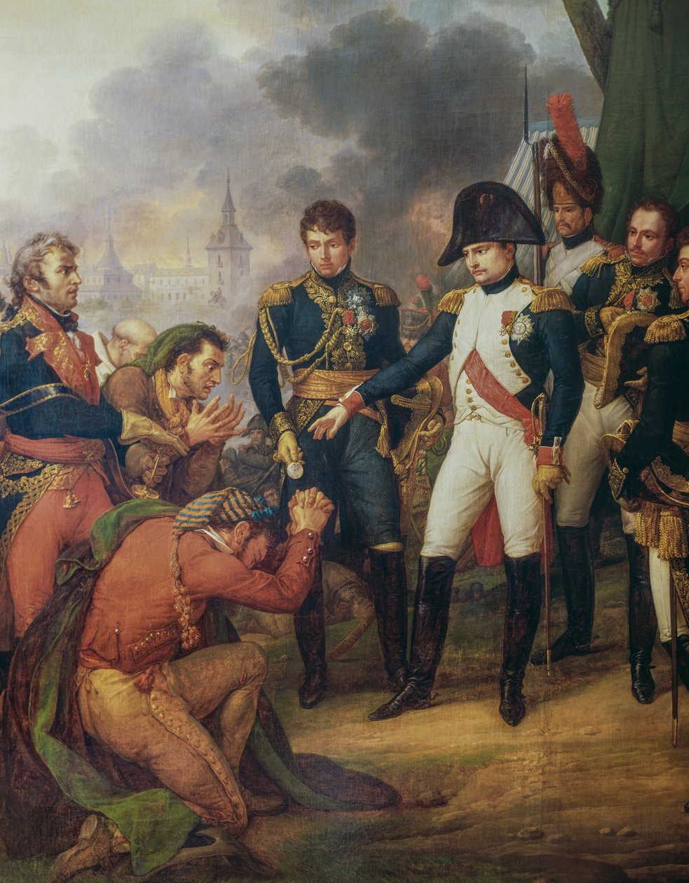 Napoleon Bonaparte on the Outskirts of Madrid, December 7 by Antoine Charles Horace Vernet