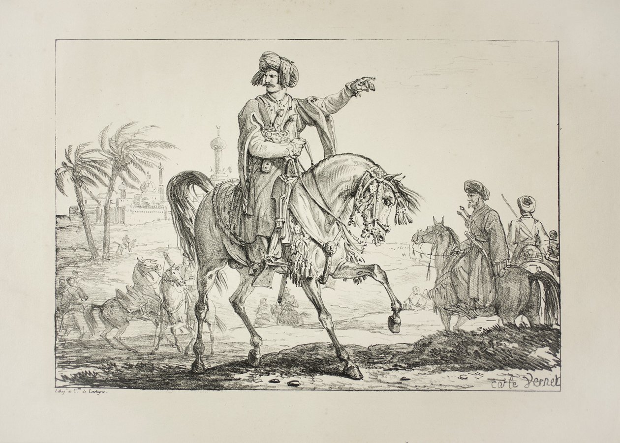 Chief Mameluk, c.1817 by Antoine Charles Horace Vernet