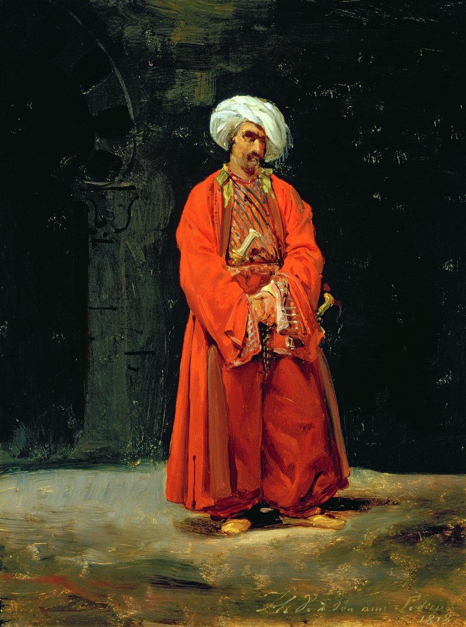Portrait of an Oriental, 1818 by Antoine Charles Horace Vernet