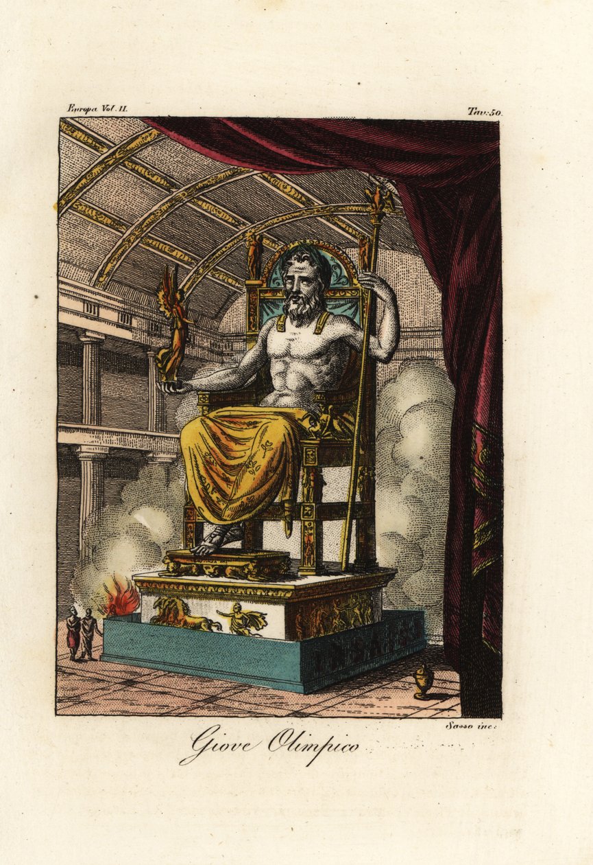 Statue of Zeus at Olympia by Antoine Chrysostome Quatremère de Quincy