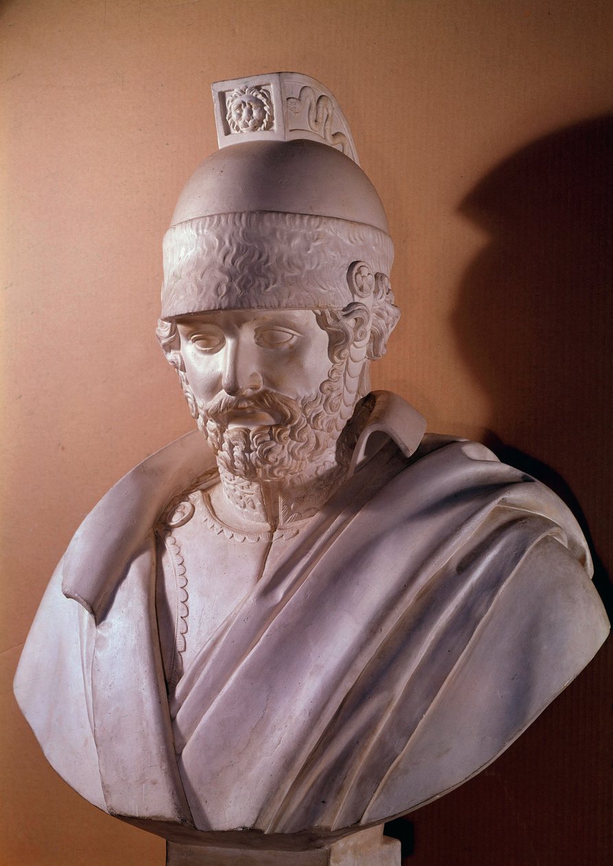Portrait of Jacques Christophe Coquille, General Dugommier, Sculpture by Antoine Denis Chaudet, Versailles, Musee du Chateau by Antoine Denis Chaudet