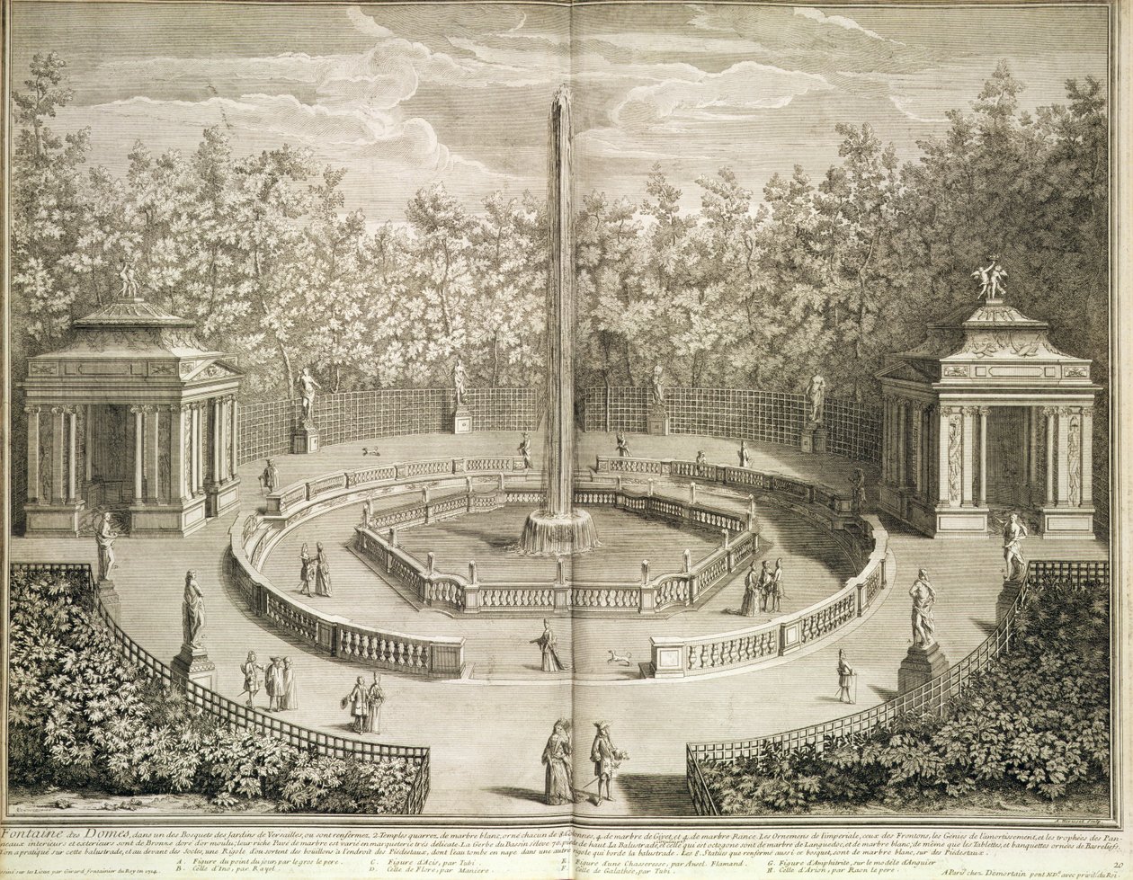 Fontaine des Domes, Versailles, c.1715 by Antoine Herriset