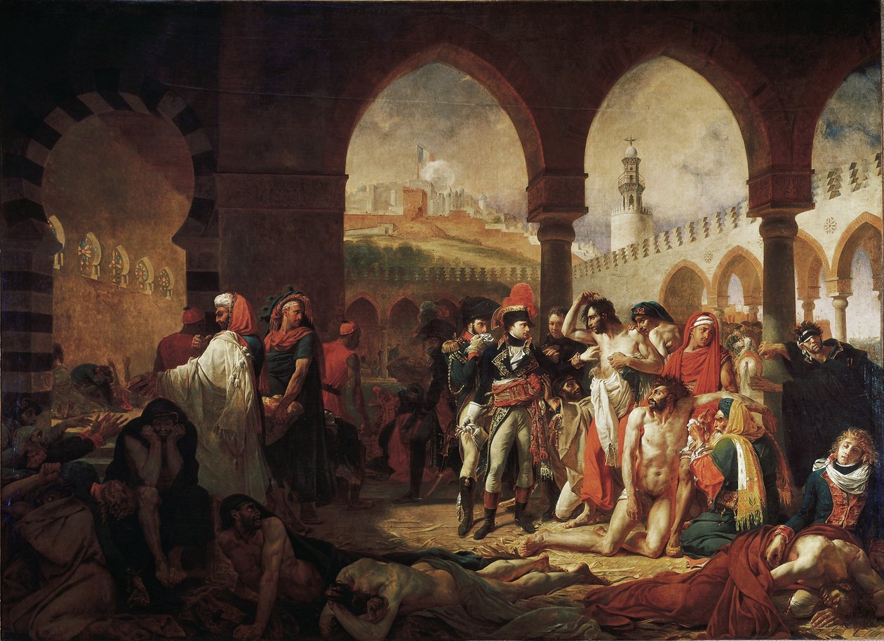 Bonaparte Visiting the Plague Victims of Jaffa by Antoine Jean Gros