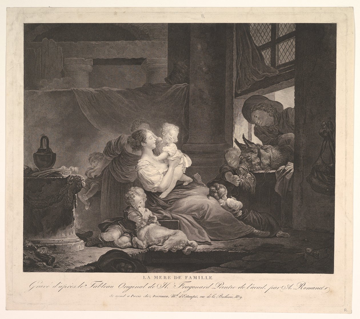 La Mere de Famille by Antoine Louis Romanet