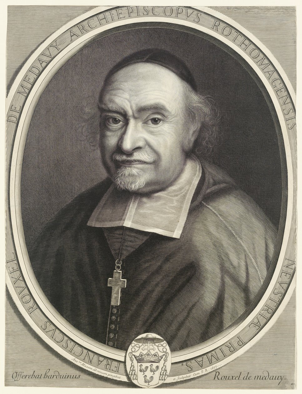 Francois Rouxel de Medavy, Archbishop of Rouen by Antoine Masson
