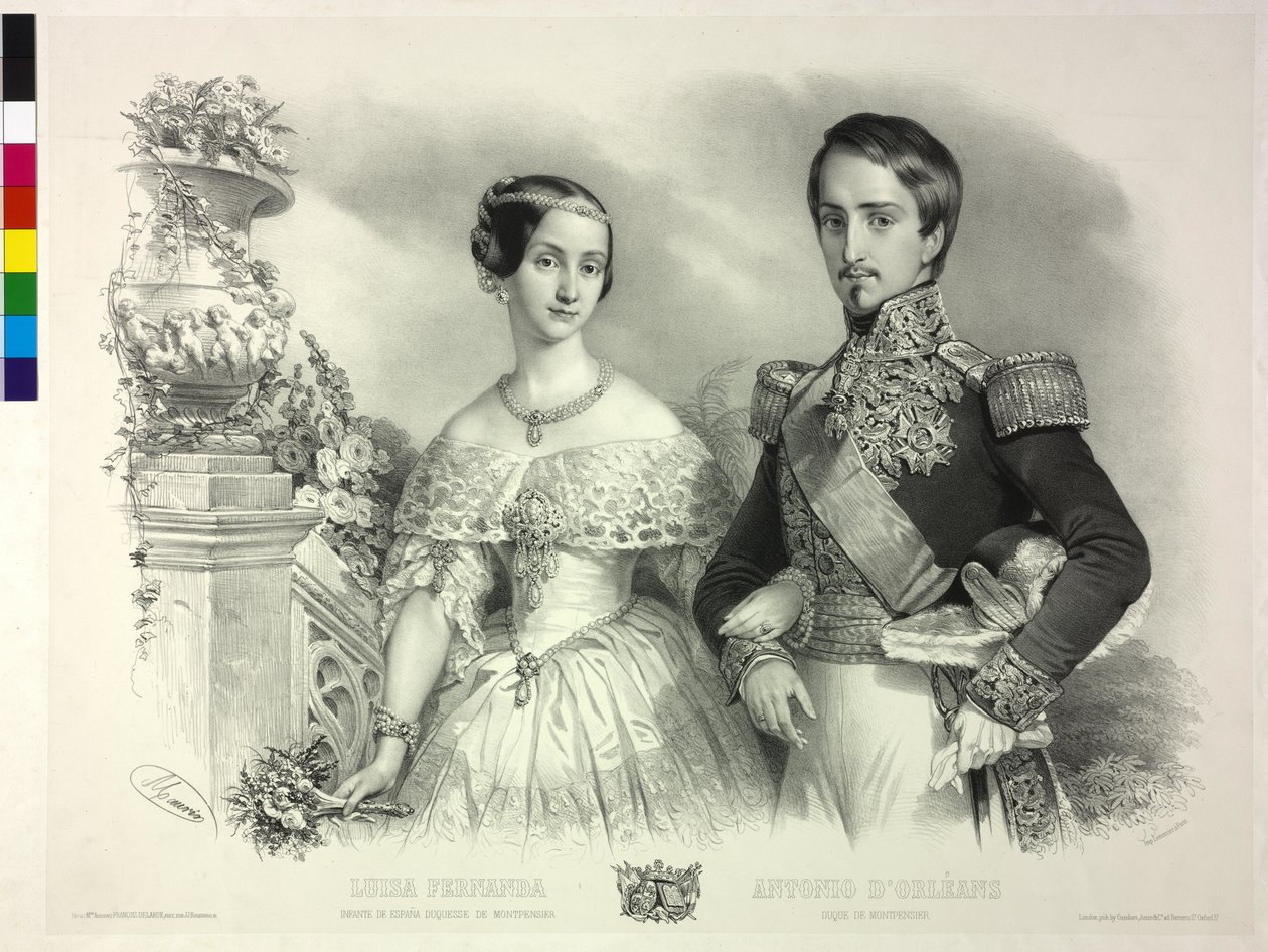 Infanta of Spain with Her Husband Antoine d