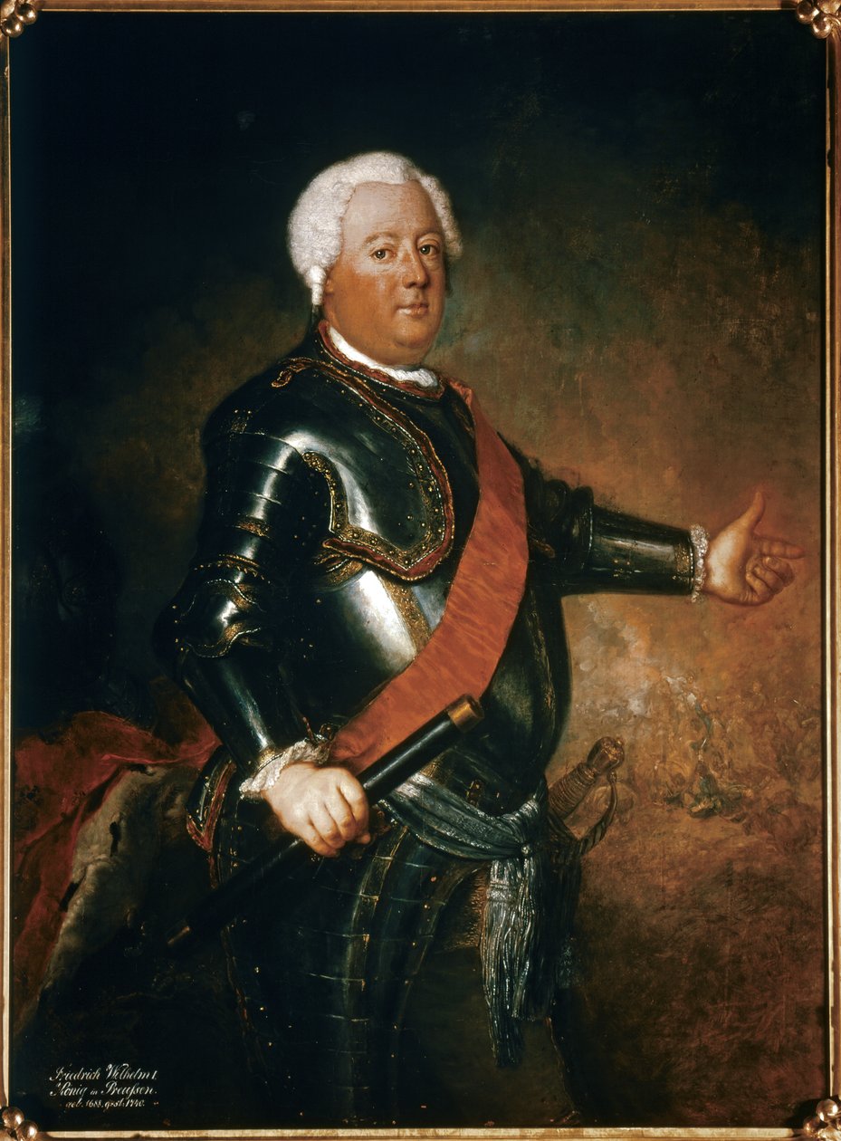 Friedrich Wilhelm I: King of Prussia (1688-1740) by Antoine Pesne