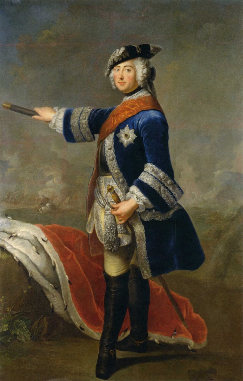 Friedrich II by Antoine Pesne