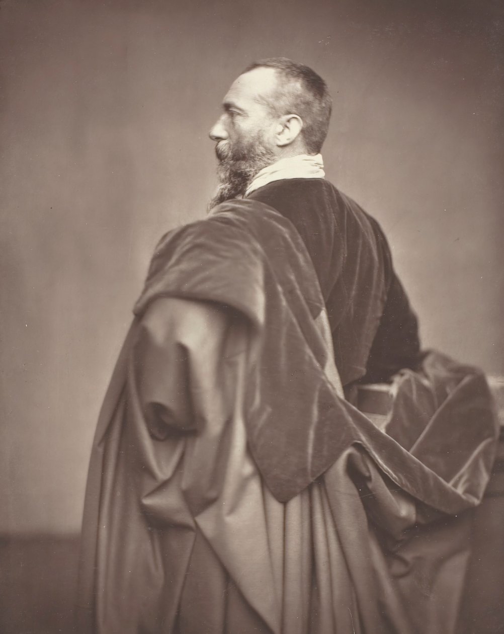 Jean-Baptiste Alphonse Karr French critic, journalist, and novelist, 1808-1890, c. 1876 by Antoine Samuel Adam Salomon